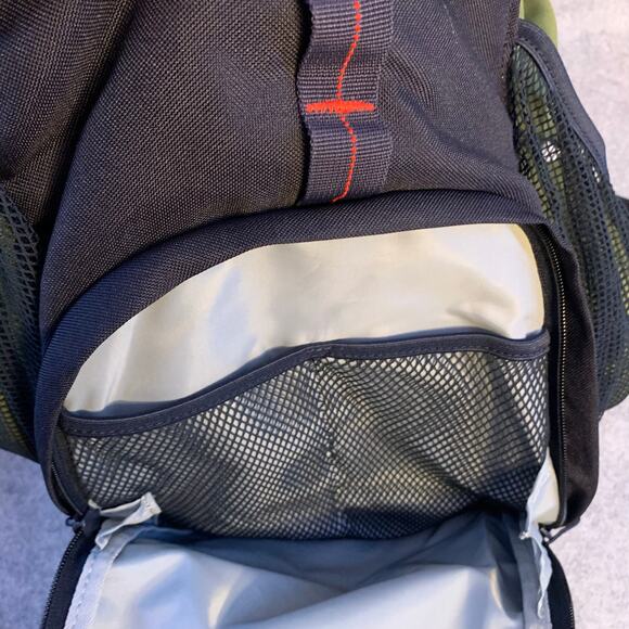 Land’s End Green, Black Backpack, Laptop Sleeve, Two Compartments, Bottle Holder - Picture 12 of 12